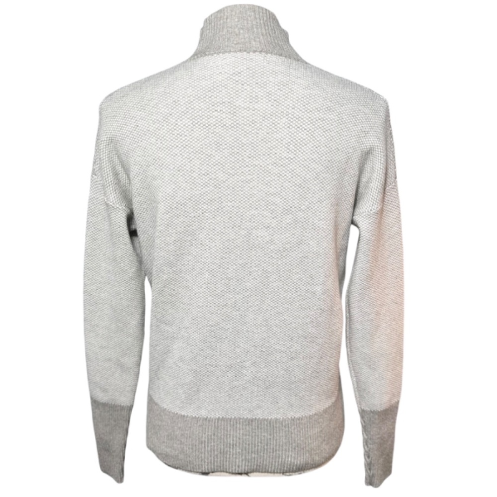 Rachel Zoe Mock Neck Grey Sweater, Soft Knit, Size XS NWT - Picture 4 of 5